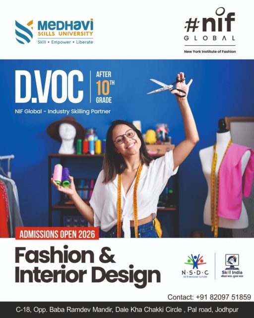 Turn your creativity into a career 

Start your journey in Fashion & Interior Design right after 10th with NIF Global.

Admissions open 2026.

#NIFGlobal #DesignYourFuture #FashionDesign