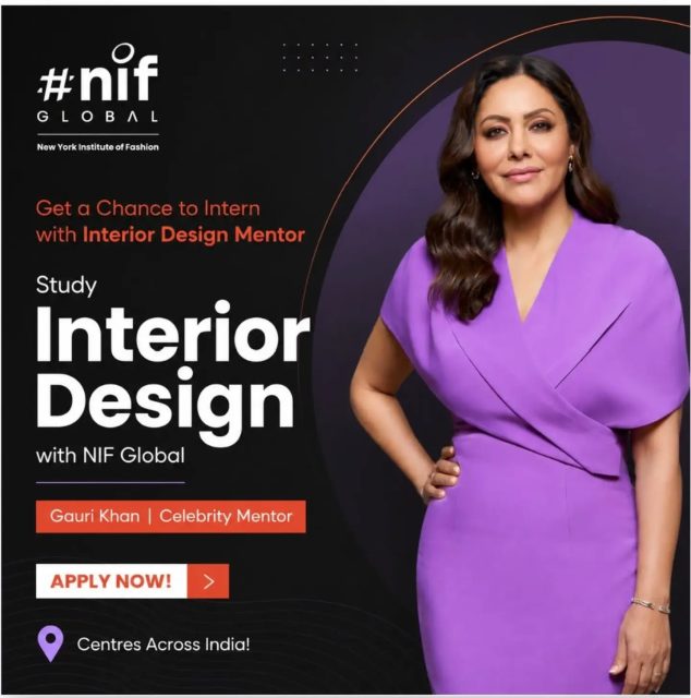 Gauri Khan – NIF Global Mentor
Your journey into the world of interior design starts with expert mentorship. Learn, create, and grow with NIF Global. Admissions Open 2026.

#NIFGlobal #InteriorDesignCareer #DesignYourFuture #GauriKhan
[Interior Design, Mentorship, Design Education, Industry Exposure, Future of Design]