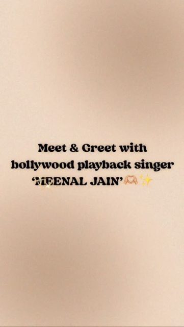 🎶✨ An Inspiring Musical Interaction with @iammeenaljain ✨🎤

Students of NIF Global Jodhpur had the wonderful opportunity to meet Bollywood Playback Singer Meenal Jain and interact with her.

She shared valuable insights about her musical journey, singing techniques, stage confidence, and the importance of practice and consistency in building a successful career in music. ❤️🎵

A truly inspiring and memorable experience for our students! 🌟

#NIFGlobalJodhpur #MeenalJain #BollywoodSinger #PlaybackSinger #StudentInteraction MusicAndSinging Inspiration NIFGlobal Jodhpur