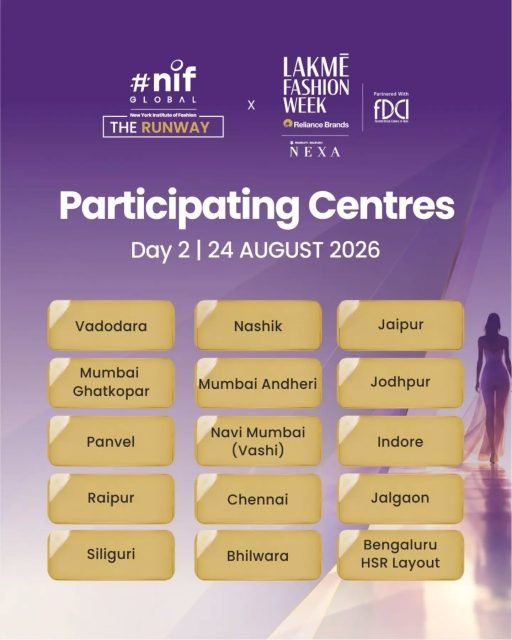The stage is set. ✨
Design Selection for NIF Global ‘The Runway’ during Lakmé Fashion Week x FDCI is here!
📍 Interior Design Presentations: 22 & 24 August 2026
Get ready to witness bold ideas, creative visions and runway-ready spaces by the next generation of designers.
#NIFGlobal #TheRunway #LakmeFashionWeek #FDCI #InteriorDesign