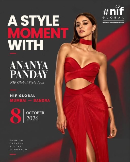 AN EVENING OF STYLE WITH ANANYA PANDAY
NIF Global Style Icon Ananya Panday joins us for an exclusive evening of fashion, style and inspiration.
Get ready for an engaging conversation exploring personal style, creativity and the world of design.
📍 NIF Global, Mumbai – Bandra
8 October 2026
Come experience an evening where style meets inspiration.