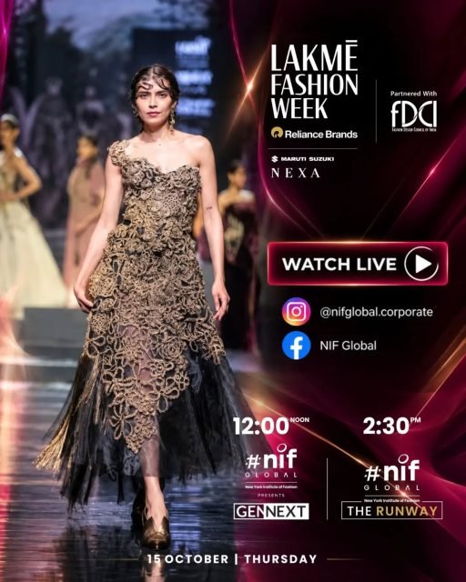 TWO GRAND SHOWS. ONE ICONIC RUNWAY. 

🕛 12:00 PM
NIF GLOBAL PRESENTS GENNEXT AT LAKMÉ FASHION WEEK x FDCI

🕝 2:30 PM
NIF GLOBAL 'THE RUNWAY' DURING LAKMÉ FASHION WEEK x FDCI

15 OCTOBER 2026 | THURSDAY

Tune in live and witness the future of fashion! 

#NIFGlobal #LakmeFashionWeek #FDCI #NIFGlobalPresentsGenNext #NIFGlobalPresentsTheRunway