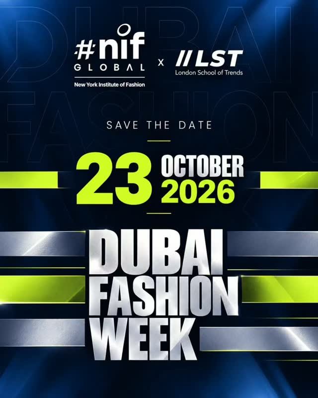 The excitement is REAL! 

NIF Global is all set to make a statement at Dubai Fashion Week on 23rd October 2026. 

The countdown is on.

#NIFGlobal #DubaiFashionWeek #GlobalRunways