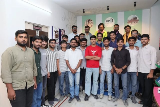 🎬✨ A special day at NIF Global Jodhpur! The casting team of the Rajasthani film *Dhood* @dhoodmovie
 interacted with our Fashion & Interior Design students, shared valuable insights, and inspired them to stay connected to their roots and culture. ❤️🌵
@ananddschouhan
@vivekpareekofficial
@mohitmaheshwari005 
@dhoodmovie
@soulofdesert.in
#NIFGlobalJodhpur #Dhhod #RajasthaniCinema #ProudMoment